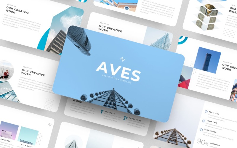 Aves- PowerPoint template PowerPoint Template