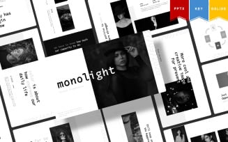 Monolight | Keynote, Googleslide PowerPoint template