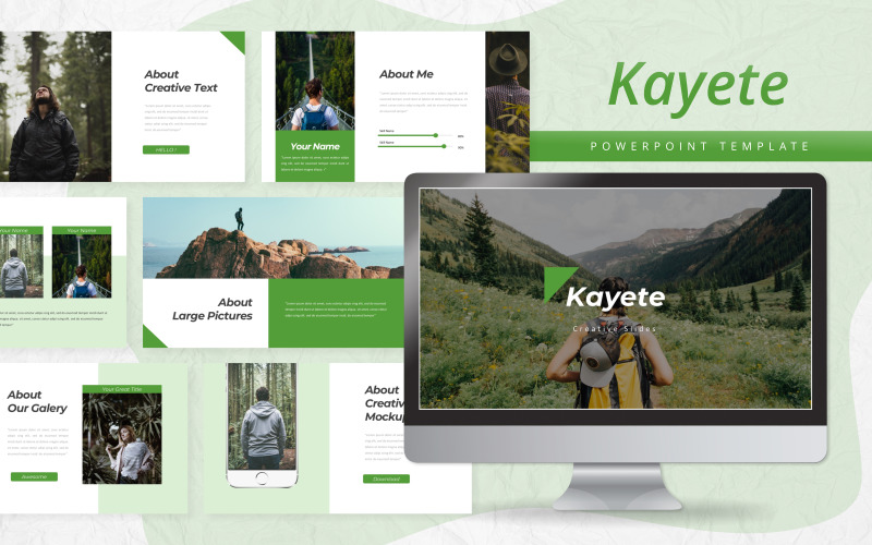 Kayete - Creative PowerPoint template PowerPoint Template