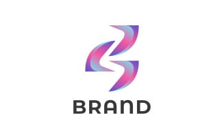 Letter K Gradient Logo Template