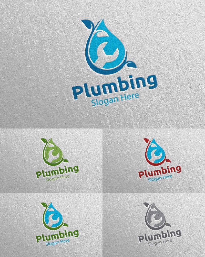 Template #112600 Plumbing Plumber Webdesign Template - Logo template Preview