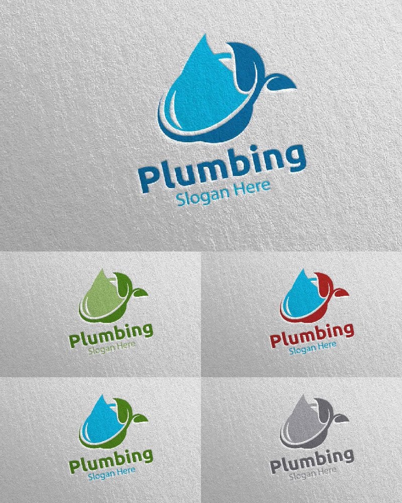 Template #112602 Plumbing Plumber Webdesign Template - Logo template Preview