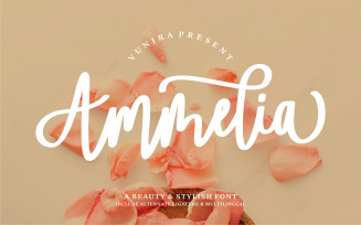 Ammelia | A Beauty & Stylish Font