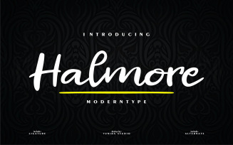 Halmore | Moderntype Font