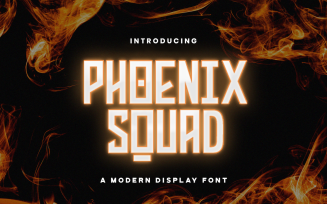 Phoenix Squad - Modern Display Font