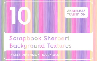 10 Scrapbook Sherbert Textures Background