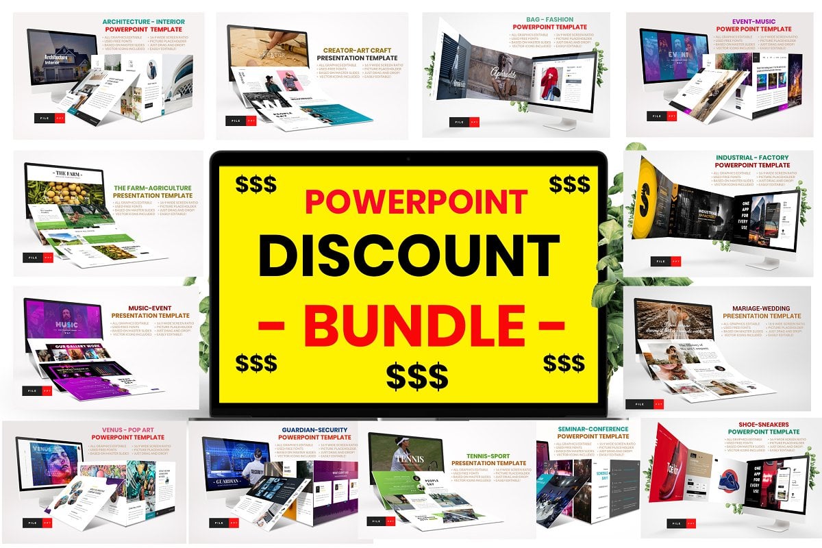 Template PowerPoint #112639 "Bundle Vol 1"