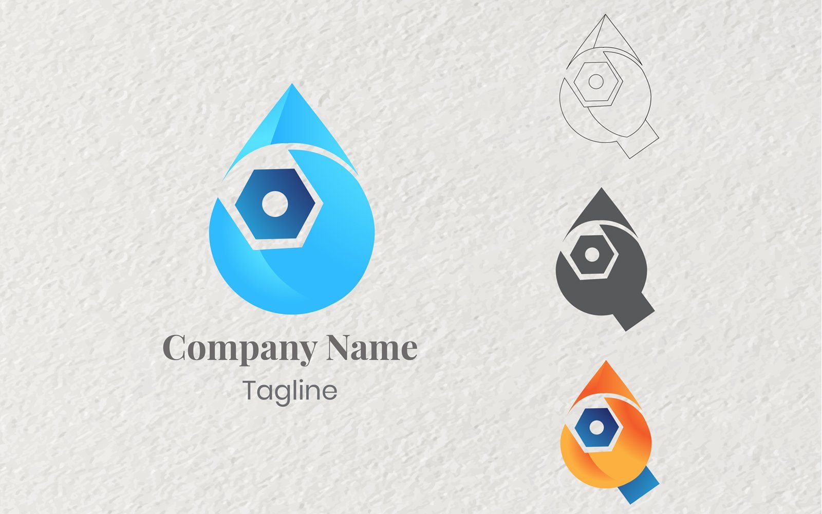Template #112704 Water Service Webdesign Template - Logo template Preview