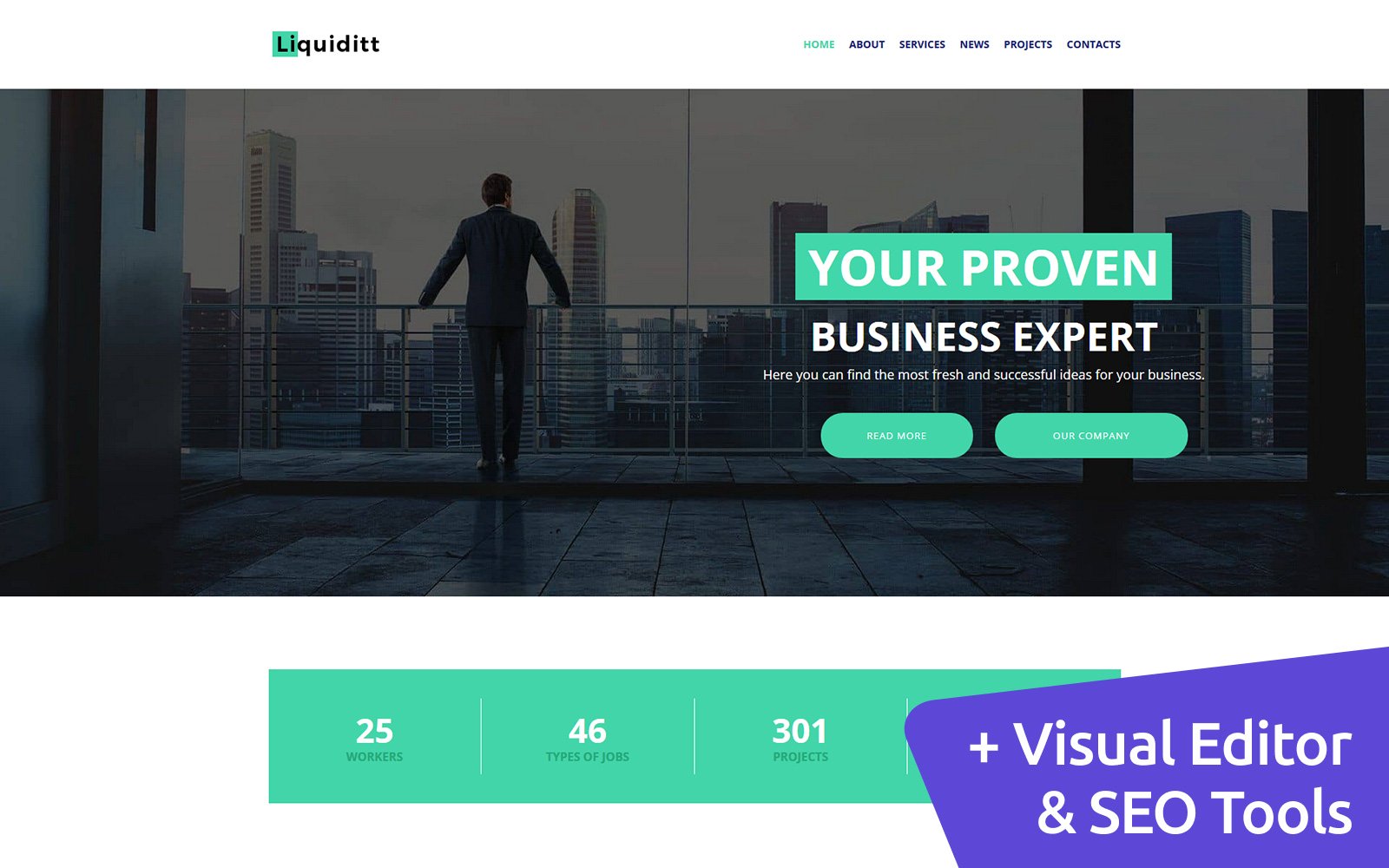 Template #112798 Business Startup Webdesign Template - Logo template Preview