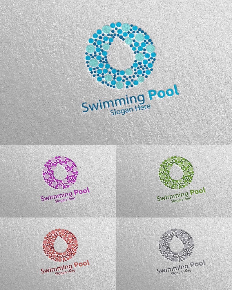 Kit Graphique #112799 Natation Eau Divers Modles Web - Logo template Preview