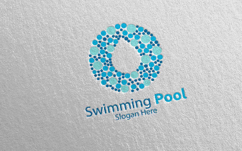 Swimming Pool Services 2 Logo Template