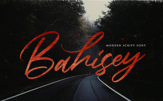 Bahisey - Modern Cursive Font