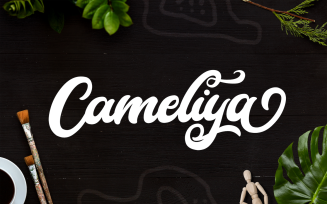 Cameliya - Bold Cursive Font