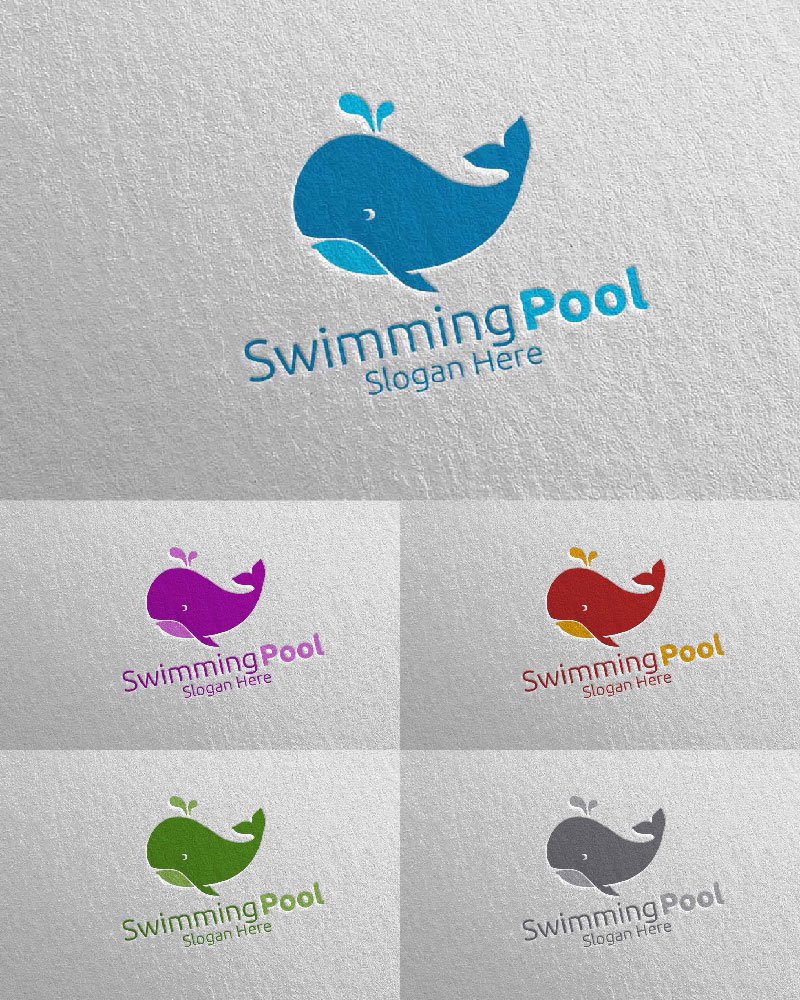 Kit Graphique #112909 Swimming Eau Divers Modles Web - Logo template Preview