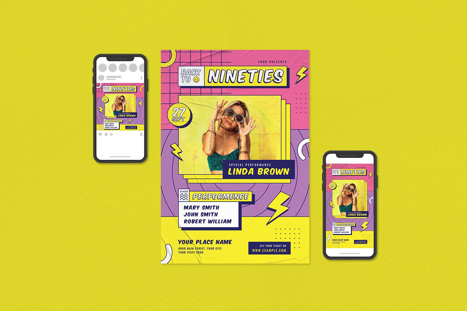 Template #112966 Flyerclubconcert Flyerdancedancehalldiscodjelectroeventfestivalflyerillustrationindiepartypoppostpostermusic Webdesign Template - Logo template Preview