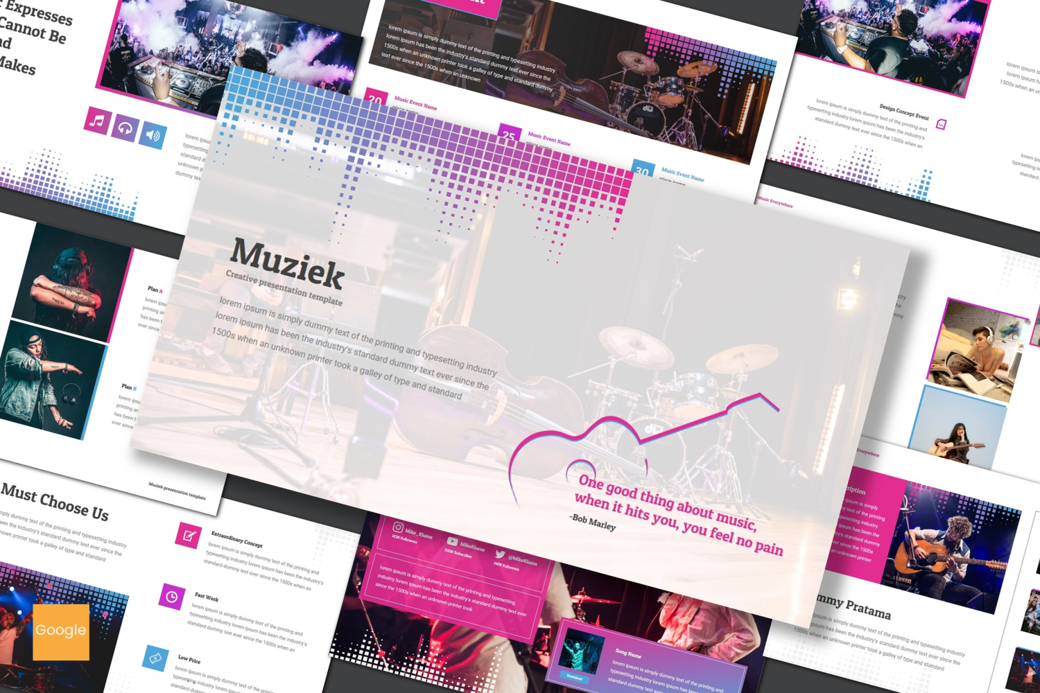 Kit Graphique #112983 Concert vnement Web Design - Logo template Preview