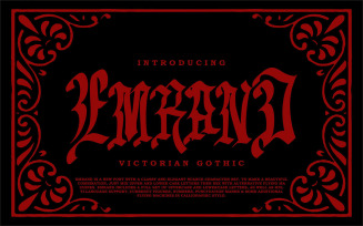 Emrand | Victorian Ghotic Font