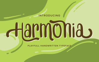 Harmonia | Playfull Handwritten Typeface Font