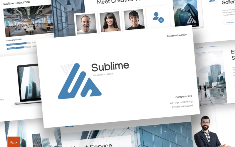 Sublime PowerPoint template PowerPoint Template