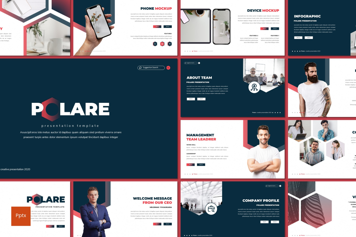 Polare PowerPoint template