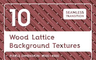 10 Wood Lattice Textures Background