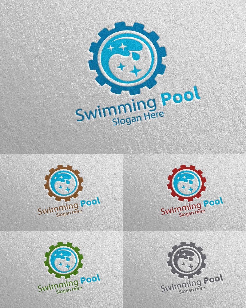 Kit Graphique #113120 Swimming Aqua Divers Modles Web - Logo template Preview