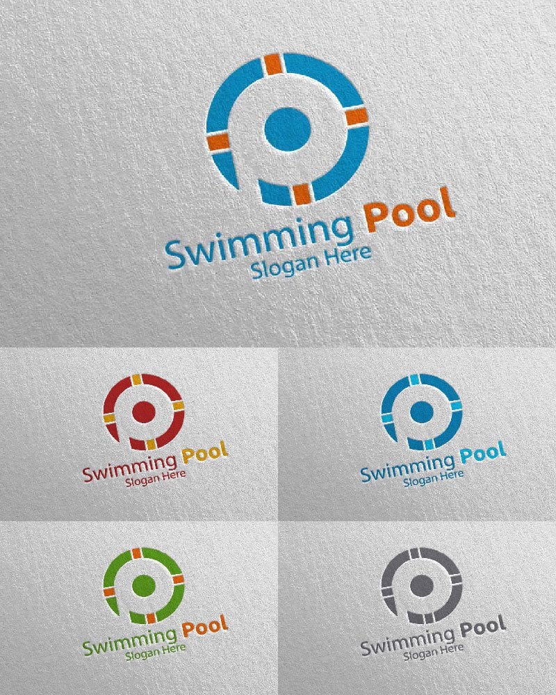 Kit Graphique #113122 Swimming Aqua Divers Modles Web - Logo template Preview