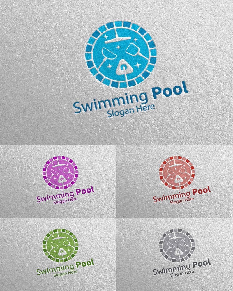 Kit Graphique #113167 Natation Eau Divers Modles Web - Logo template Preview