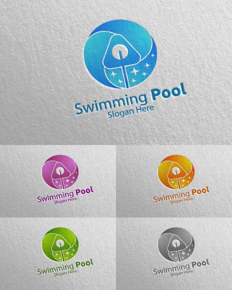 Kit Graphique #113168 Natation Eau Divers Modles Web - Logo template Preview