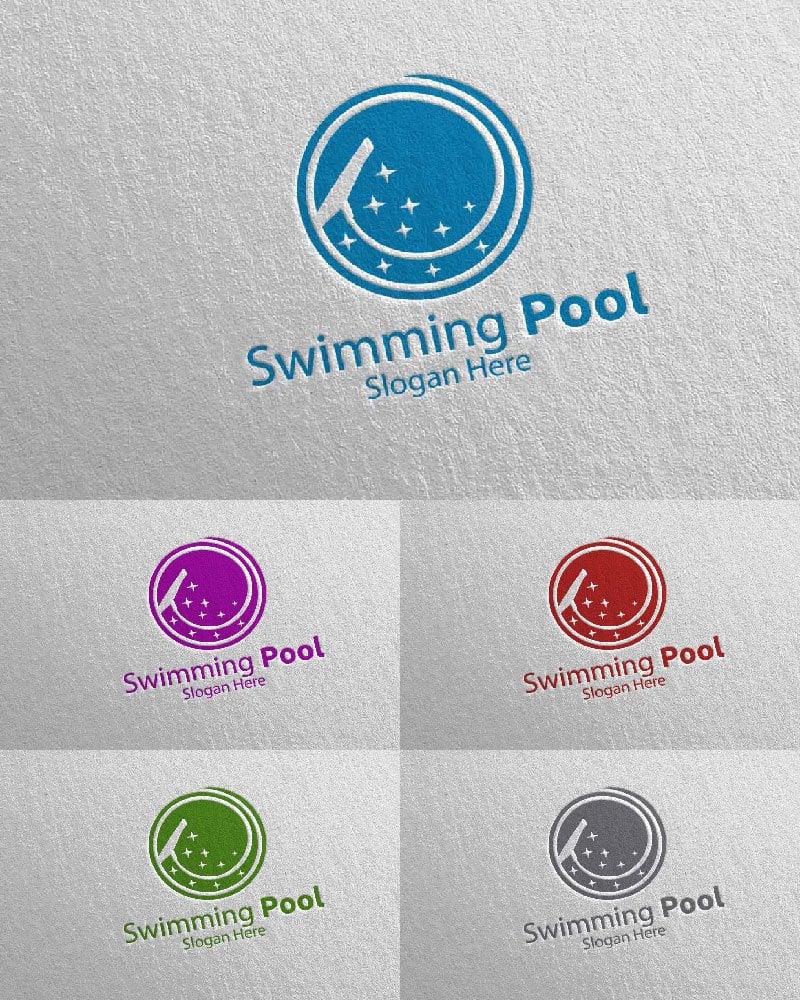 Kit Graphique #113171 Swimming Aqua Divers Modles Web - Logo template Preview