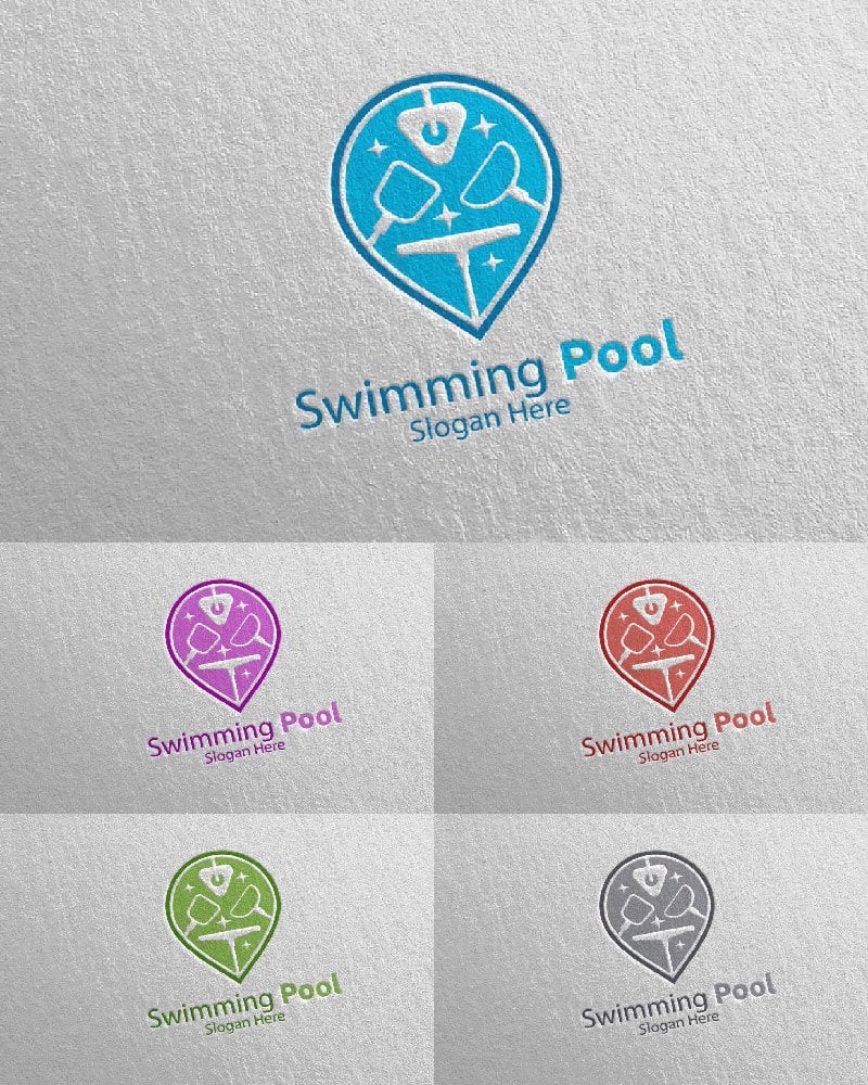 Kit Graphique #113172 Swimming Aqua Divers Modles Web - Logo template Preview