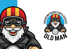 Motorbike Shop Service Logo Template