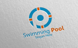 Swimming Pool Services 32 Logo Template