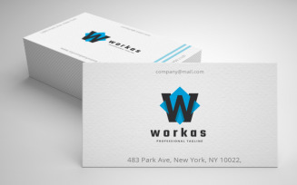 Workas Letter W Logo Template