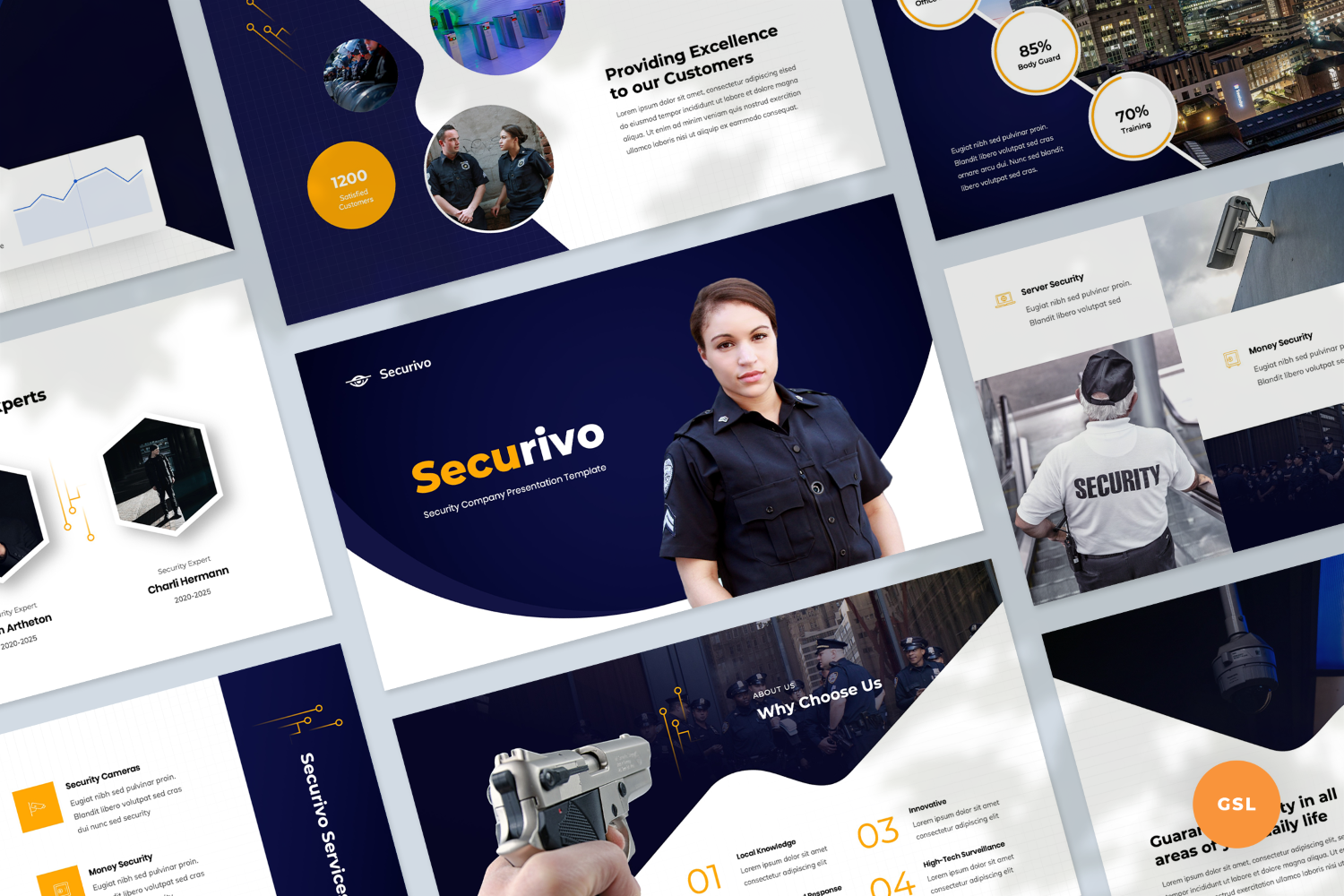 Kit Graphique #113299 Security Business Divers Modles Web - Logo template Preview