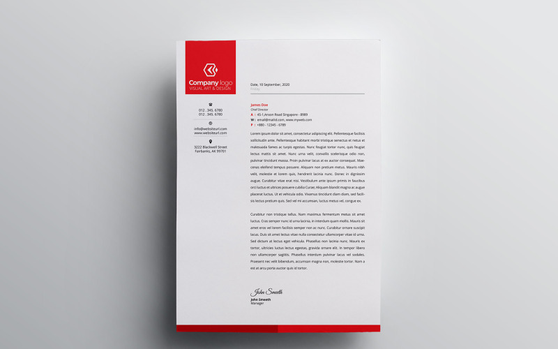 Letterhead - Corporate Identity Template