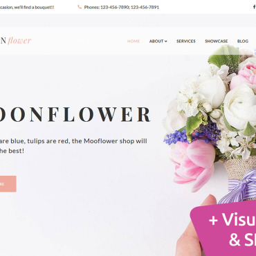 Flower Delivery Moto CMS 3 Templates 113319