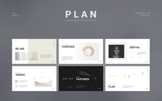 Scholar Business Plan Presentation PowerPoint template