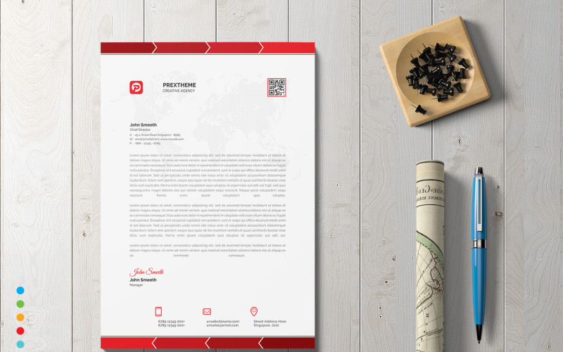 Letterhead - Corporate Identity Template