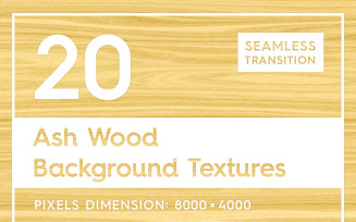 20 Seamless Ash Wood Textures Background