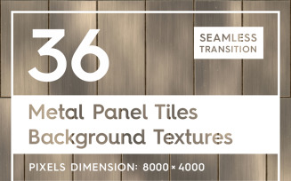 36 Seamless Metal Panel Tiles Textures Background