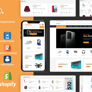 Multipurpose Shopping Shopify Themes 113516