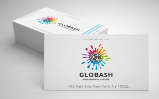 Global Colorful Splash Logo Template