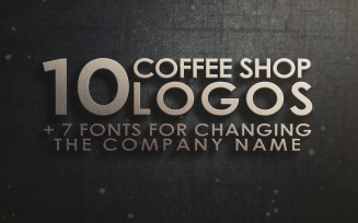 10 COFFEE SHOP Logo Template