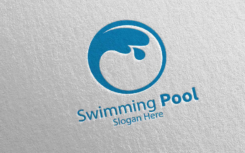 Swimming Pool Services 36 Logo Template