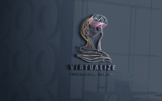 Virtualize Logo Template