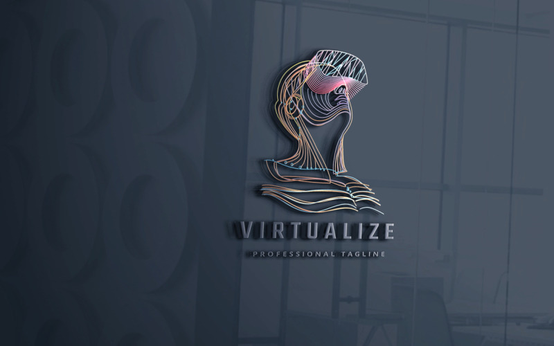 Virtualize Logo Template