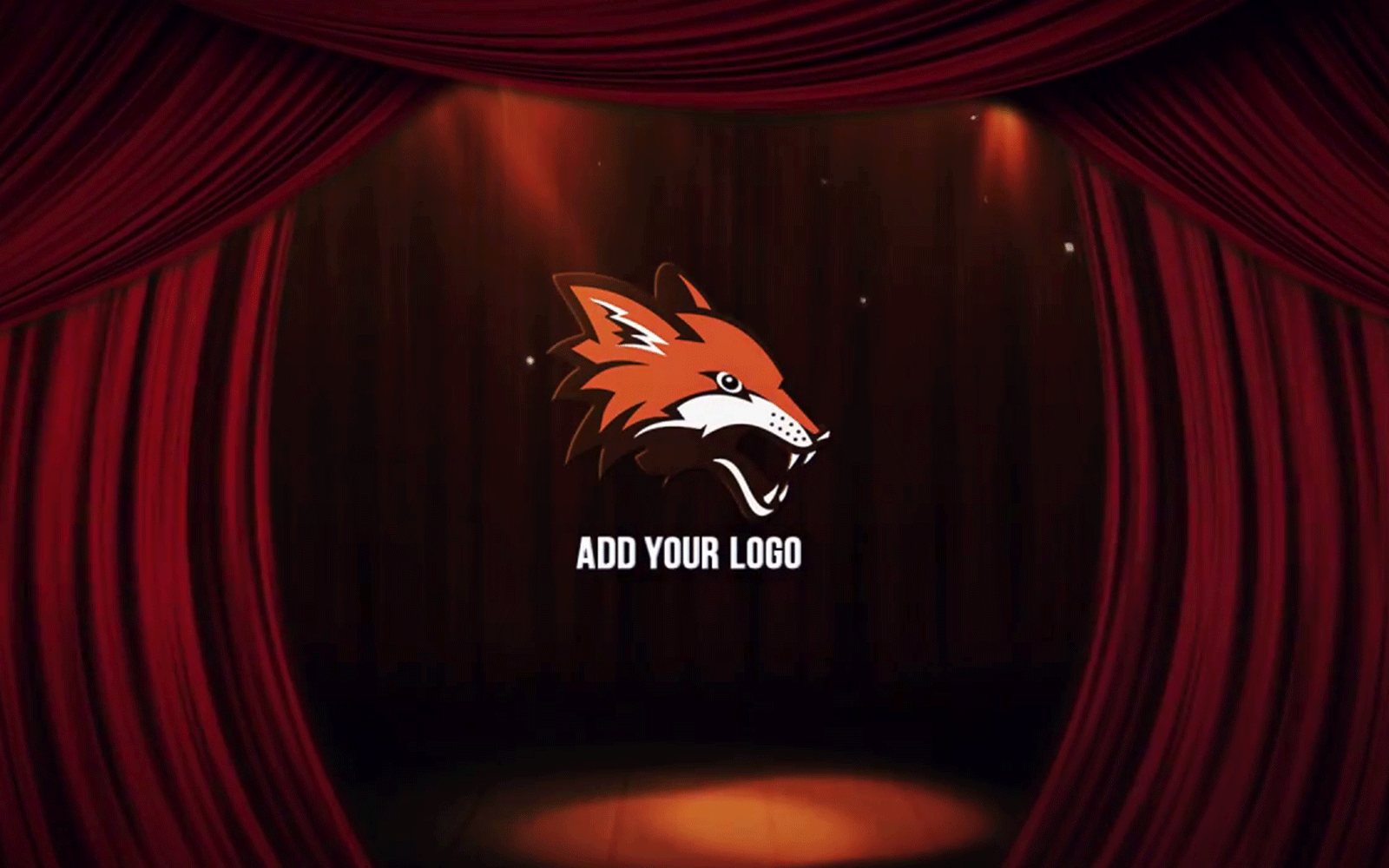 Curtain Logo Reveal Premiere Pro Template