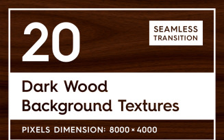 20 Seamless Dark Wood Textures Background