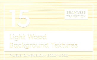 15 Seamless Light Wood Textures Background